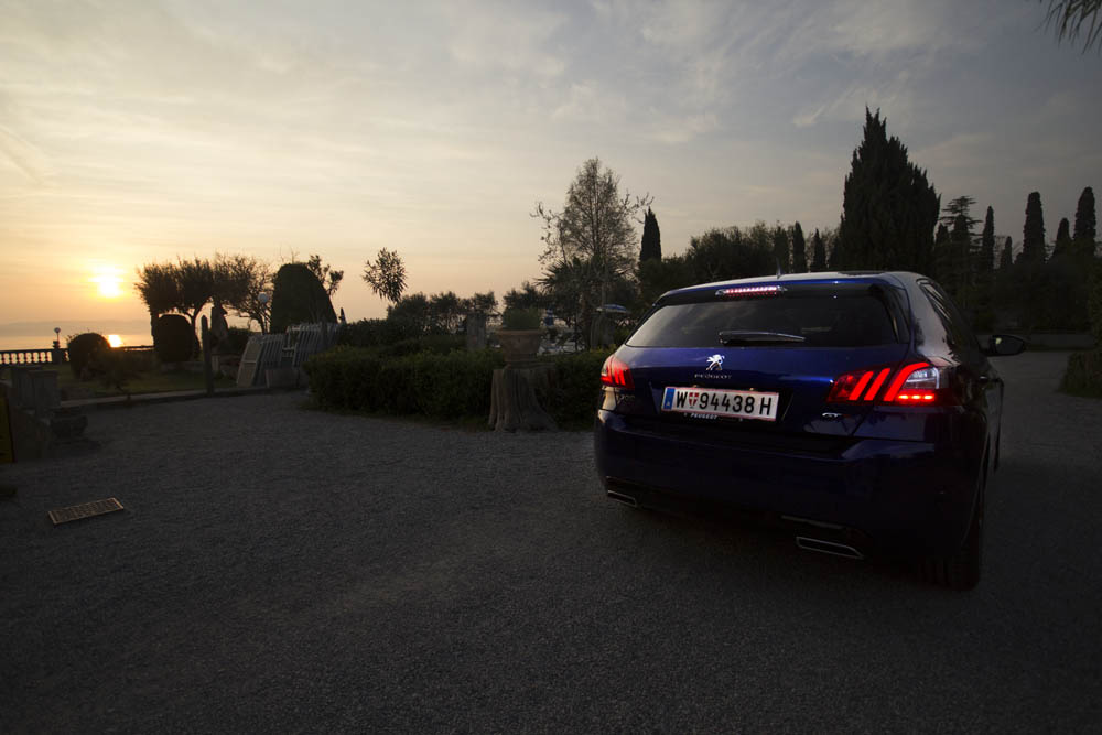 Villa Pioppi _ Sirmione Italy _ Peugeot 308GT _ Editorial Shooting